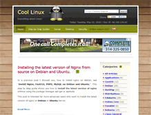 Tablet Screenshot of cool-linux.com